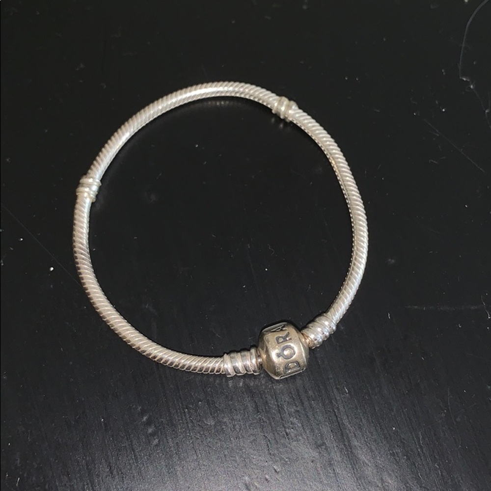 Pandora Moments Barrel Clasp Snake Chain Bracelet